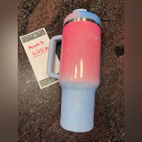 Custom Glitter Stanley Tumbler - Picture 2 of 9